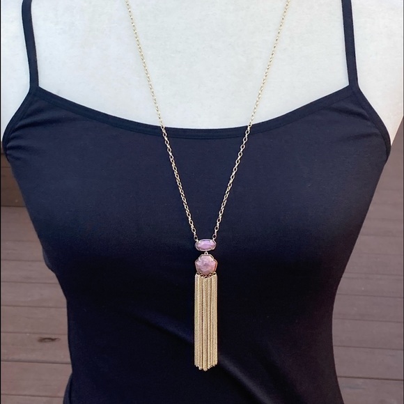 Kendra Scott TAE Long Pendant Necklace - Picture 8 of 13